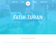 Tablet Screenshot of fatihturan.com